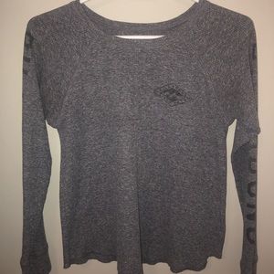2 FOR 15 TOPS/Grey Billa bong waffle long sleeve